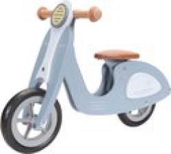scooter blauw